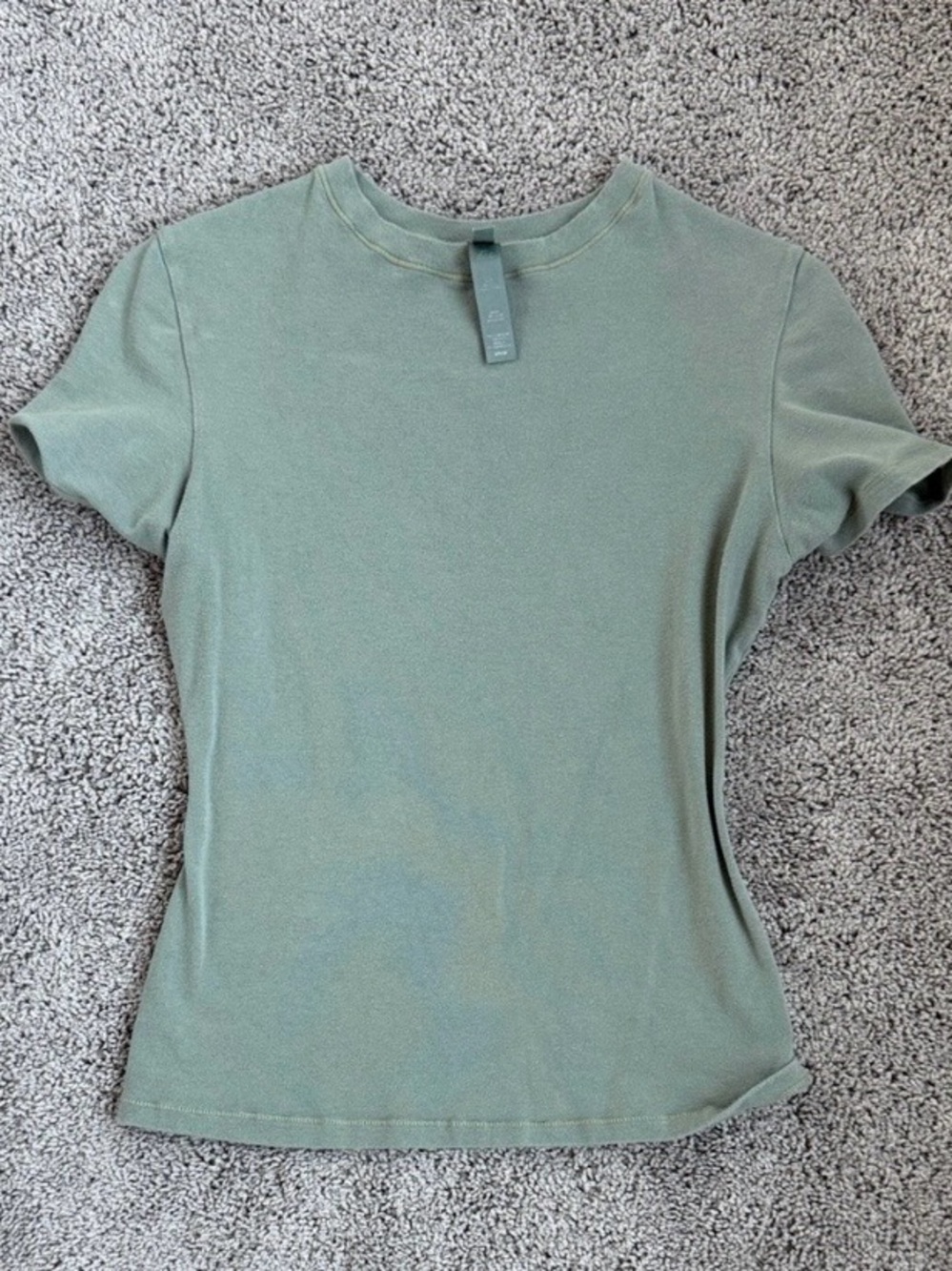 SKIMS Sage Short Sleeve Crewneck Tee